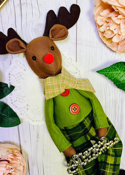 Easy Doll Pattern🌈 Rudolph the Red-Nosed Reindeer