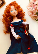 Load image into Gallery viewer, 35cm doll Pattern / A woman in a cape (Face center seam)
