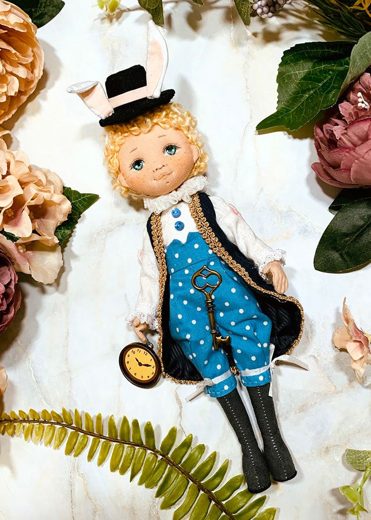 25cm Doll Clothes Pattern🧵Time Rabbit (Dress-Up)