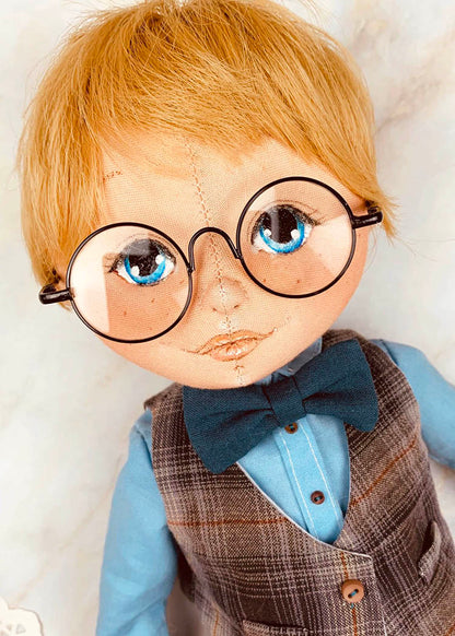 40cm Doll Pattern 🌈 (J) John Clothing Sets (Face center seam)