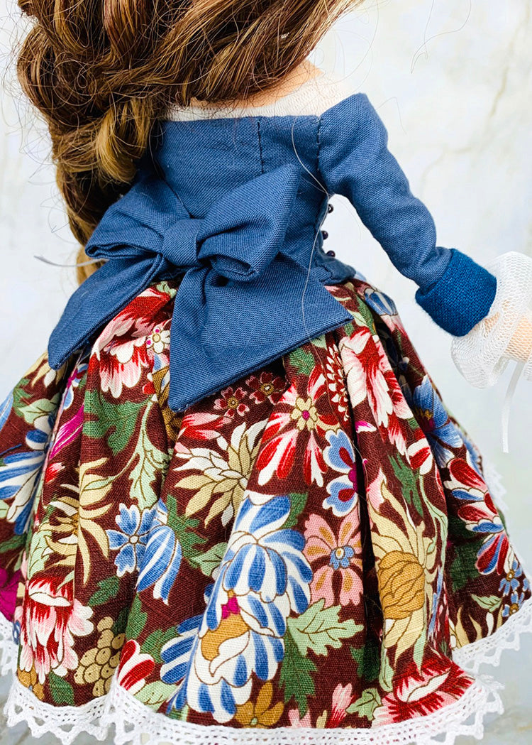 35cm doll Patten🩱Princess / No Face center seam