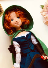 Load image into Gallery viewer, 35cm doll Pattern / A woman in a cape (Face center seam)
