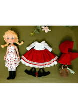 Load image into Gallery viewer, 25cm Doll Pattern 🎀 (J) Little Red (Dress-Up)
