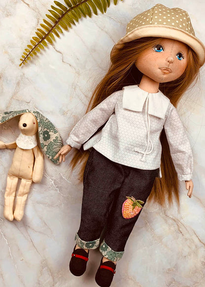 40cm Doll cloth Pattern👚Bess&John Clothing Sets