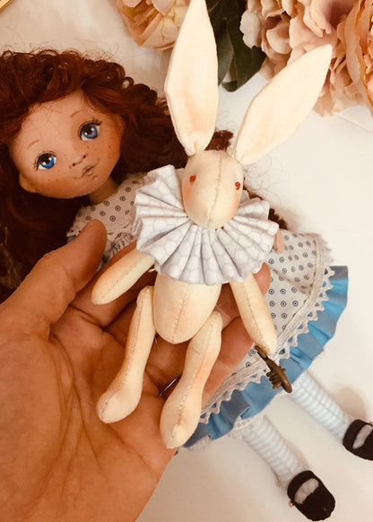 25cm Doll Pattern 🎀 (J) Alice & Rabbit (Dress-Up)
