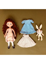 Load image into Gallery viewer, 25cm Doll Pattern 🎀 (J) Alice &amp; Rabbit (Dress-Up)
