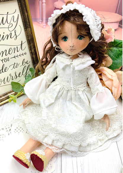 33cm Doll cloth Pattern👚 Lovely Dress (Dress-Up)