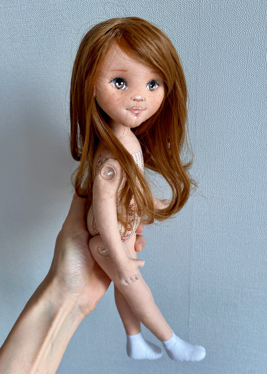 33cm Doll Body Pattern / Basic Standing Doll Body