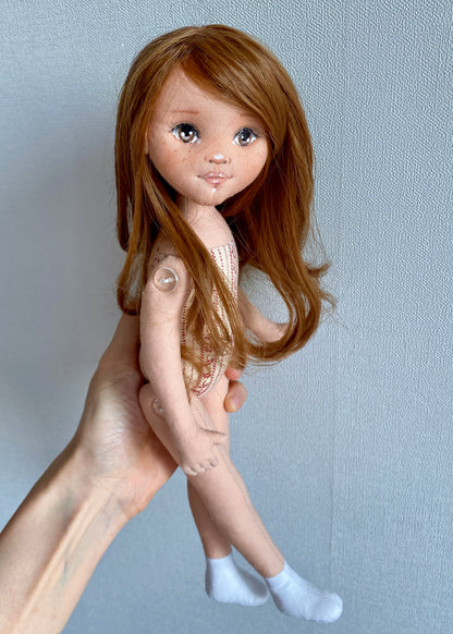 33cm Doll Body Pattern🎀 Basic Standing Doll Body