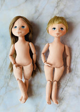 Load image into Gallery viewer, 40cm Doll Body Pattern / Basic Jointed Doll Body (Face center seam)
