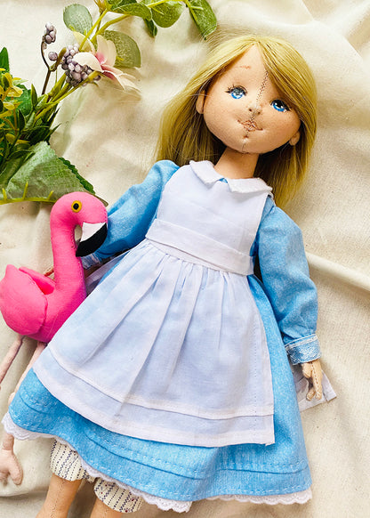 33cm Doll cloth Pattern👚 Alice's Dress (Dress-Up)
