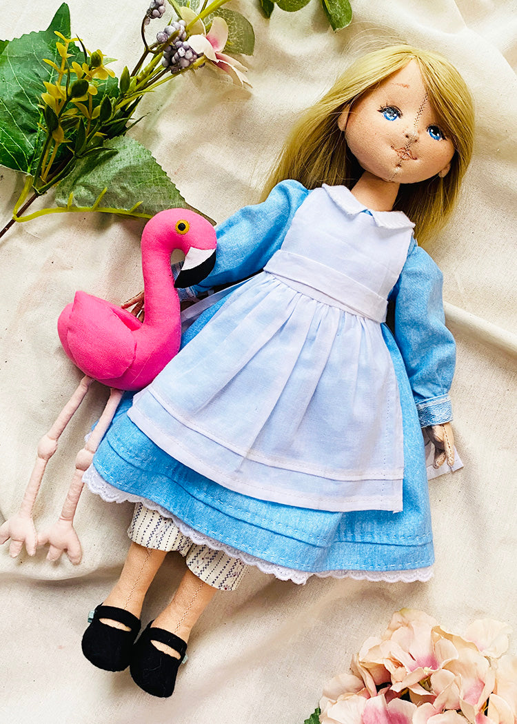 33cm Doll cloth Pattern👚 Alice's Dress (Dress-Up)