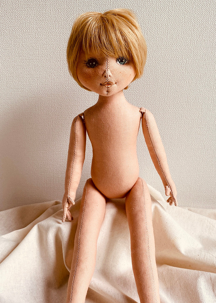 33cm Doll Body Pattern🎀Basic Standing Doll Body (Face center seam)