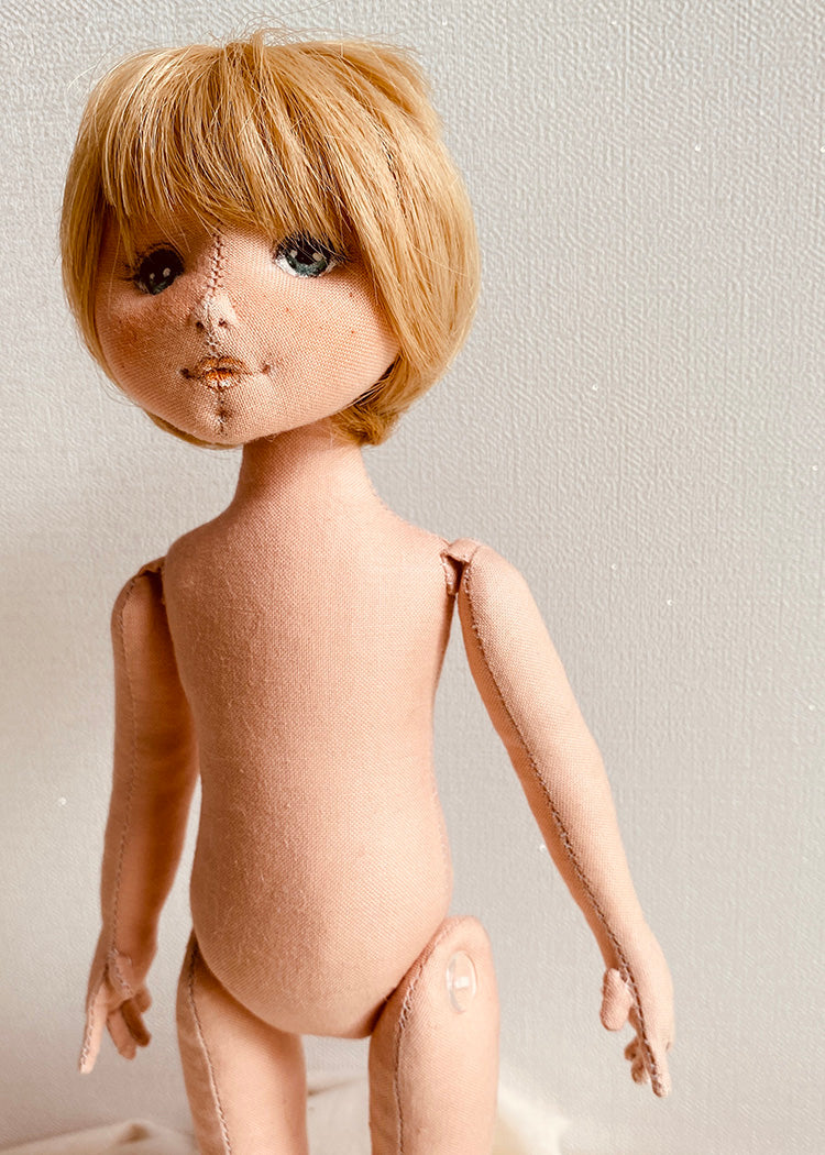 33cm Doll Body Pattern🎀Basic Standing Doll Body (Face center seam)