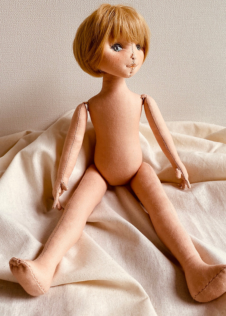 33cm Doll Body Pattern🎀Basic Standing Doll Body (Face center seam)