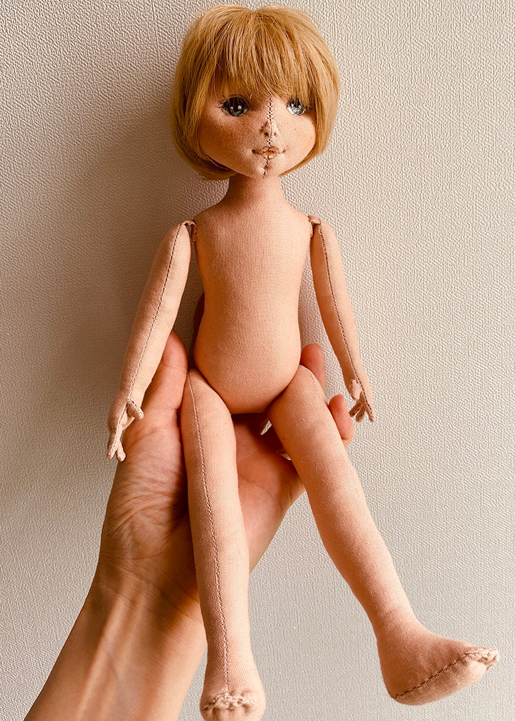 33cm Doll Body Pattern🎀Basic Standing Doll Body (Face center seam)