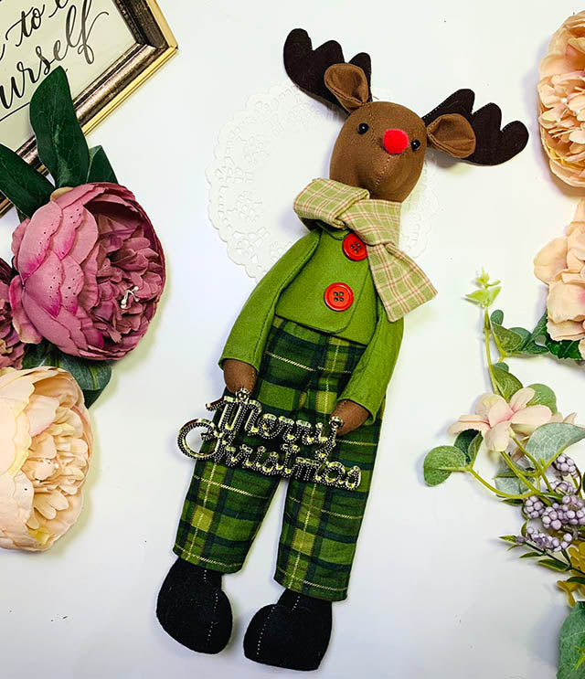 Easy Doll Pattern🌈 Rudolph the Red-Nosed Reindeer
