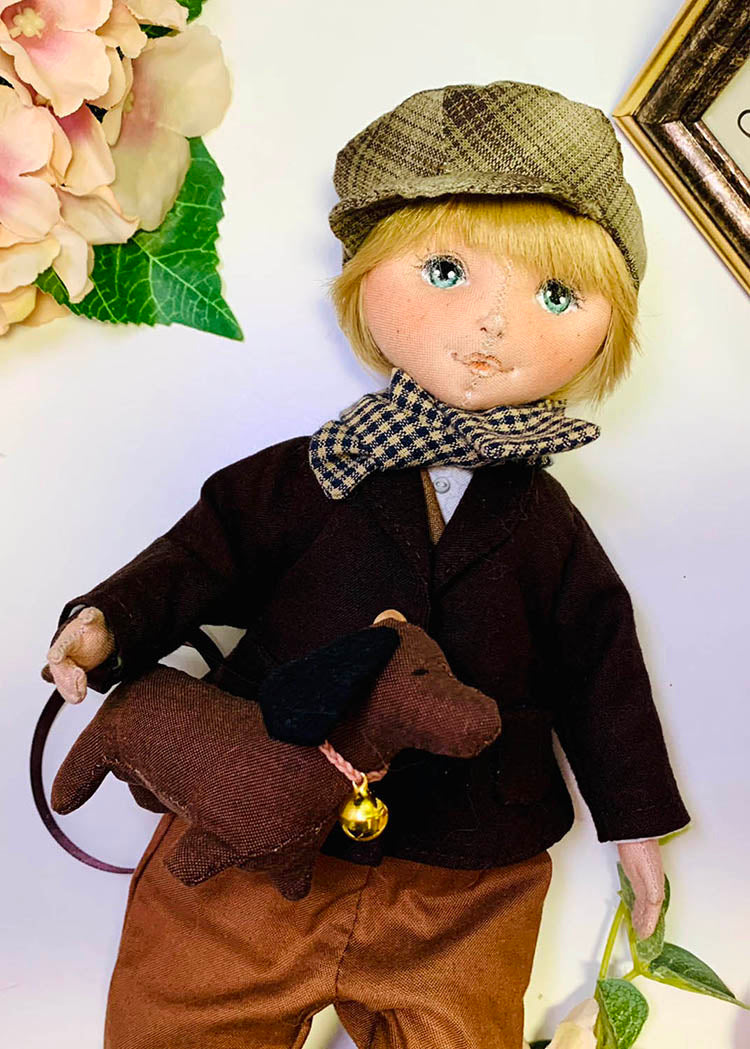 33cm Doll cloth Patter👚Vintage City Boy Clothes (Dress-Up)