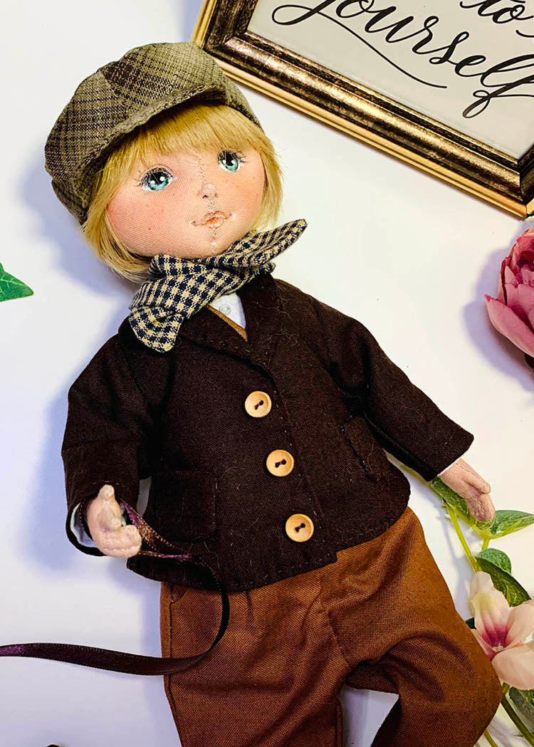33cm Doll cloth Patter👚Vintage City Boy Clothes (Dress-Up)