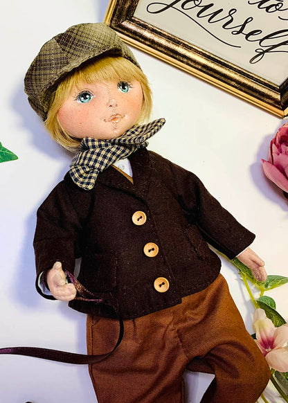 33cm Doll cloth Patter👚Vintage City Boy Clothes (Dress-Up)