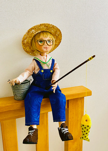 33cm Doll cloth Pattern👚 Little Fisher Clothes (Dress-Up)