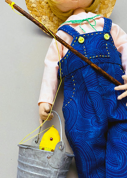 33cm Doll cloth Pattern👚 Little Fisher Clothes (Dress-Up)