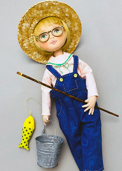 33cm Doll cloth Pattern👚 Little Fisher Clothes (Dress-Up)