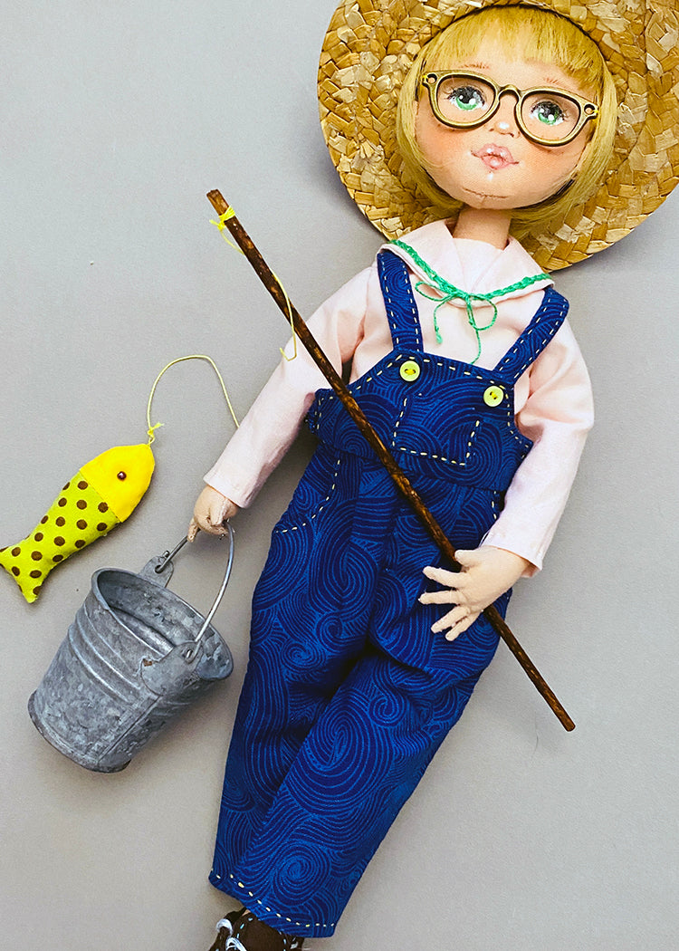 33cm Doll cloth Pattern👚 Little Fisher Clothes (Dress-Up)