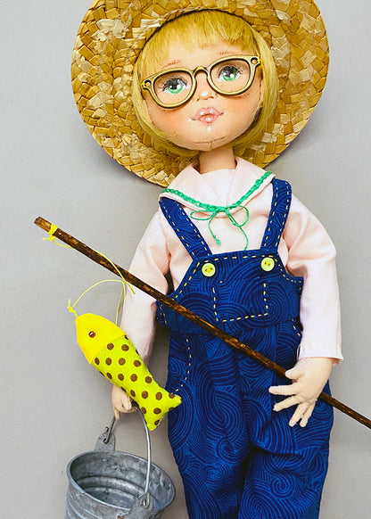 33cm Doll cloth Pattern👚 Little Fisher Clothes (Dress-Up)