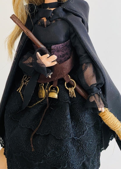 35cm doll Pattern🩱Halloween Witch Doll🎃/ No Face center seam
