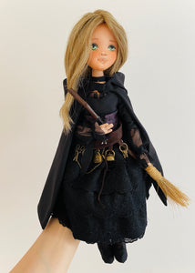 35cm doll Pattern🩱Halloween Witch Doll🎃/ No Face center seam