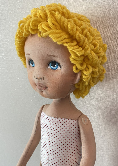 40cm Doll Body Pattern 🎀 Standing Doll Body (3-hairstyle)