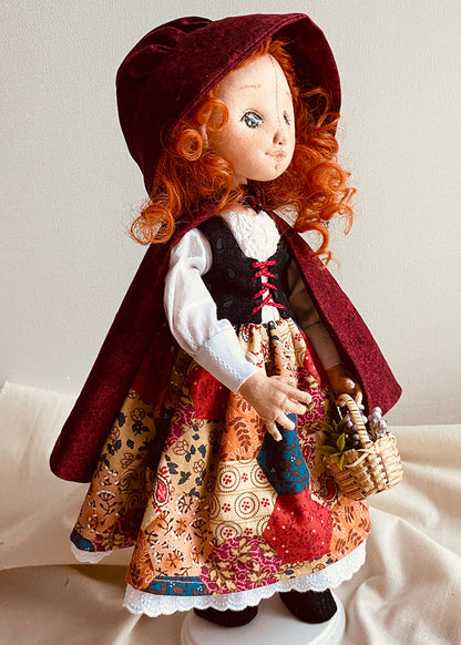 33cm Doll cloth Pattern 👚 Little Red (Dress-Up)