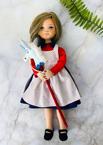 33cm Doll cloth Pattern -Petit Dollwear Collection (Dress-Up)