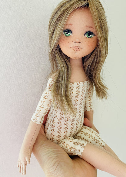 33cm Doll Body Pattern🧵All-in-one Doll Body / No Face center seam