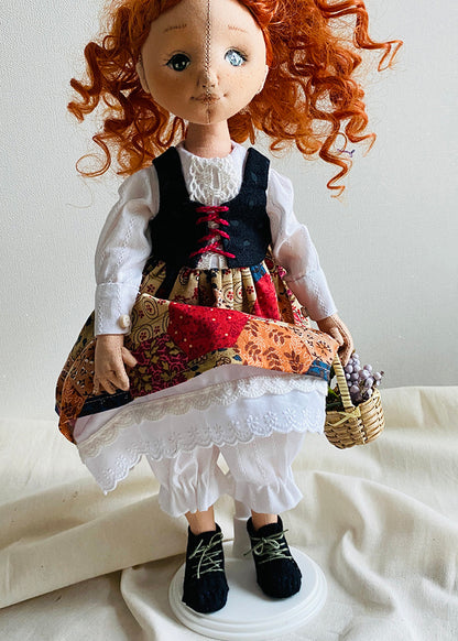 33cm Doll cloth Pattern 👚 Little Red (Dress-Up)