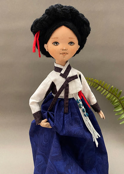 Hanbok doll 👘The Beauty (Samhoejang Jeogori)