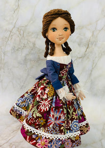 35cm doll Pattern /  Princess