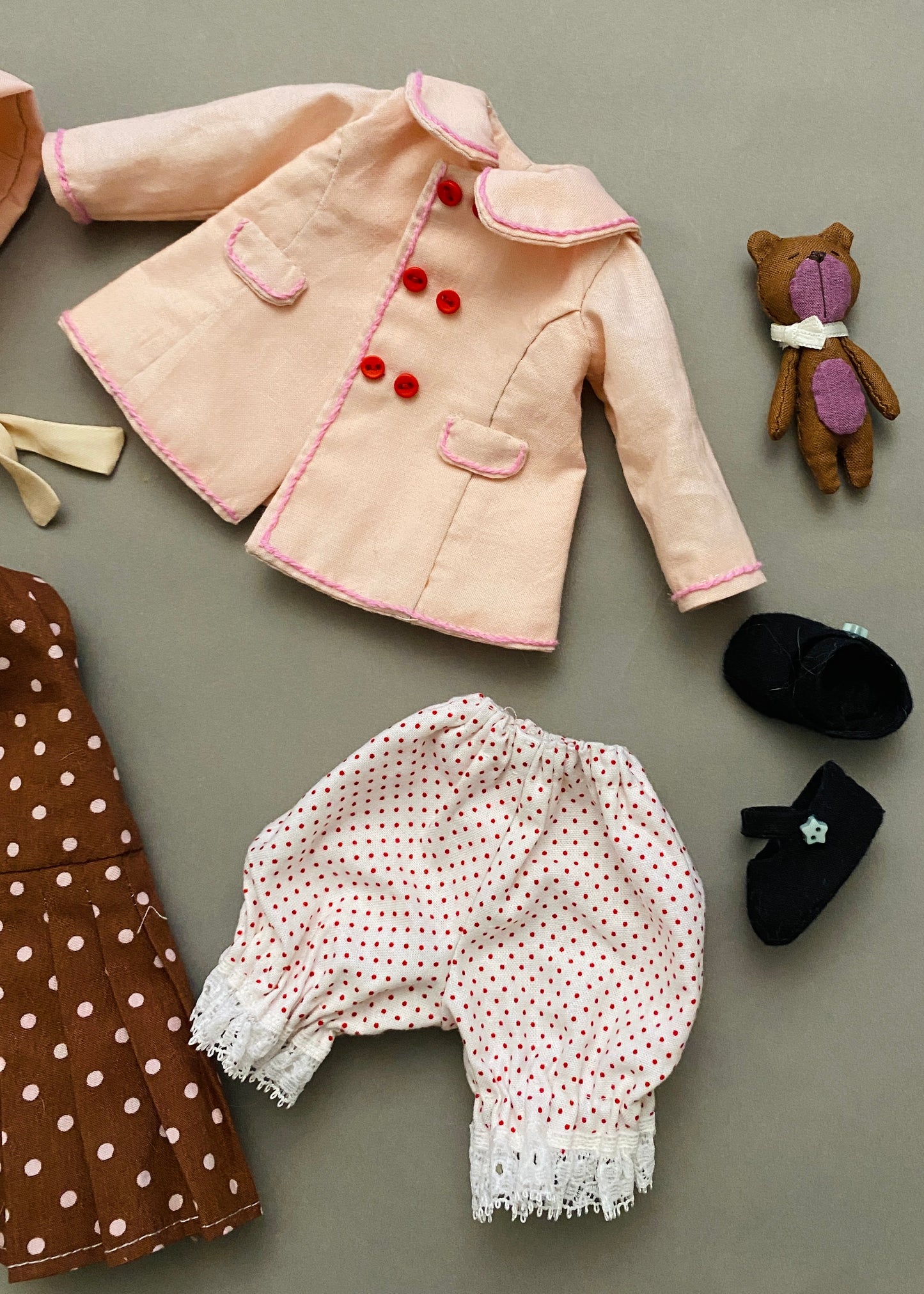 33cm Doll cloth Pattern👚Lily’s Classic Outfit  (Dress-Up)