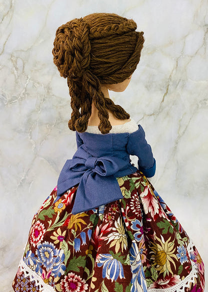 35cm doll Patten🩱Princess / No Face center seam