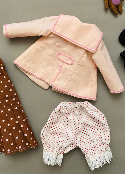 33cm Doll cloth Pattern👚Lily’s Classic Outfit  (Dress-Up)