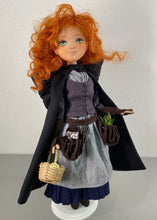 Load image into Gallery viewer, 35cm doll Pattern🩱Green Witch Doll🎃/ No Face center seam
