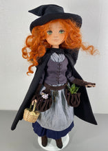 Load image into Gallery viewer, 35cm doll Pattern🩱Green Witch Doll🎃/ No Face center seam
