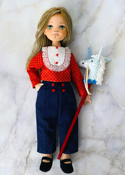 33cm Doll cloth Pattern -Petit Dollwear Collection (Dress-Up)