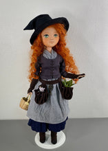 Load image into Gallery viewer, 35cm doll Pattern🩱Green Witch Doll🎃/ No Face center seam
