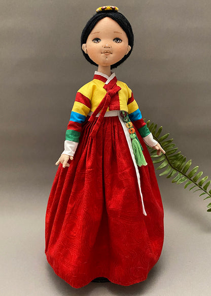 Hanbok doll 👘A Young Lady Agassi ( Saekdong Jeogori)