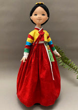 Load image into Gallery viewer, Hanbok doll / Young Noble woman (Agassi)
