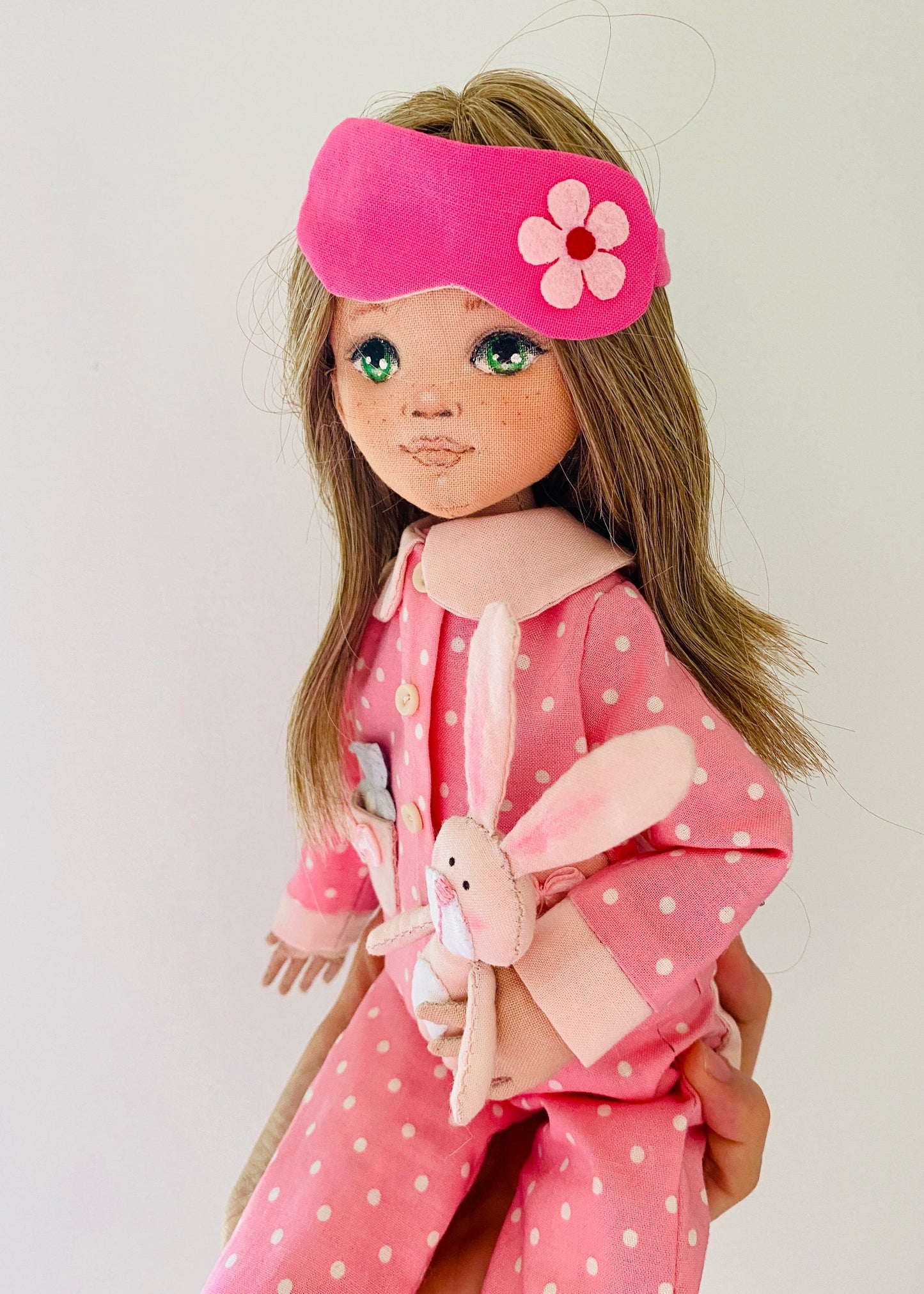 33cm Doll cloth Pattern👚 Sleepwear Set (Dress-Up)