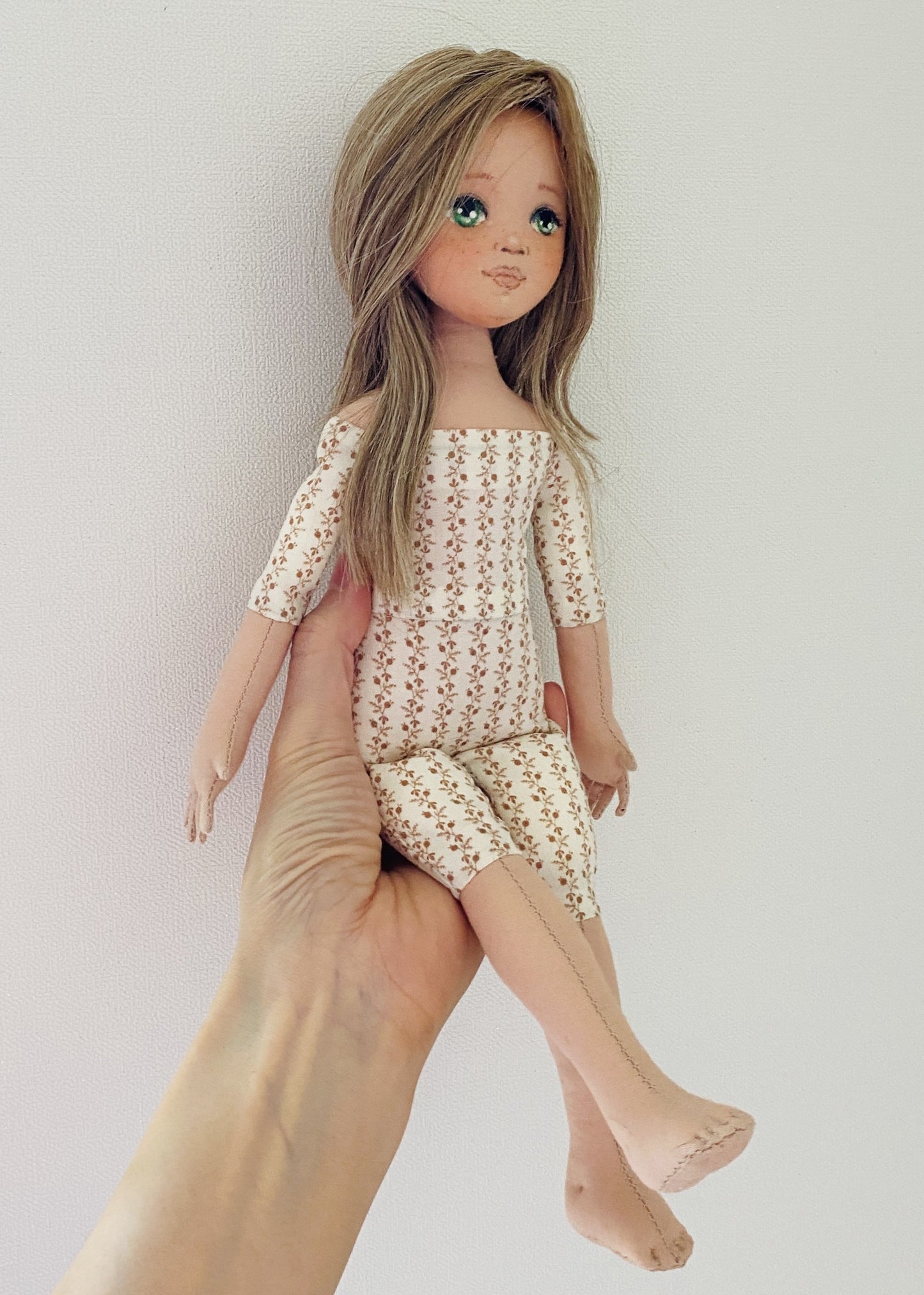 33cm Doll Body Pattern🧵All-in-one Doll Body / No Face center seam