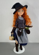 Load image into Gallery viewer, 35cm doll Pattern🩱Green Witch Doll🎃/ No Face center seam
